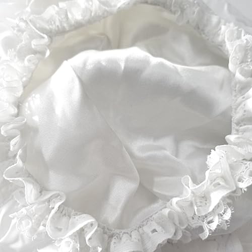 Evolve "Go Satin" Lined Shower Cap Ivory - Image 4