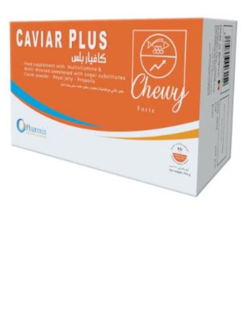 Caviar Plus 60 Chewable Tablets Dietary Supplement