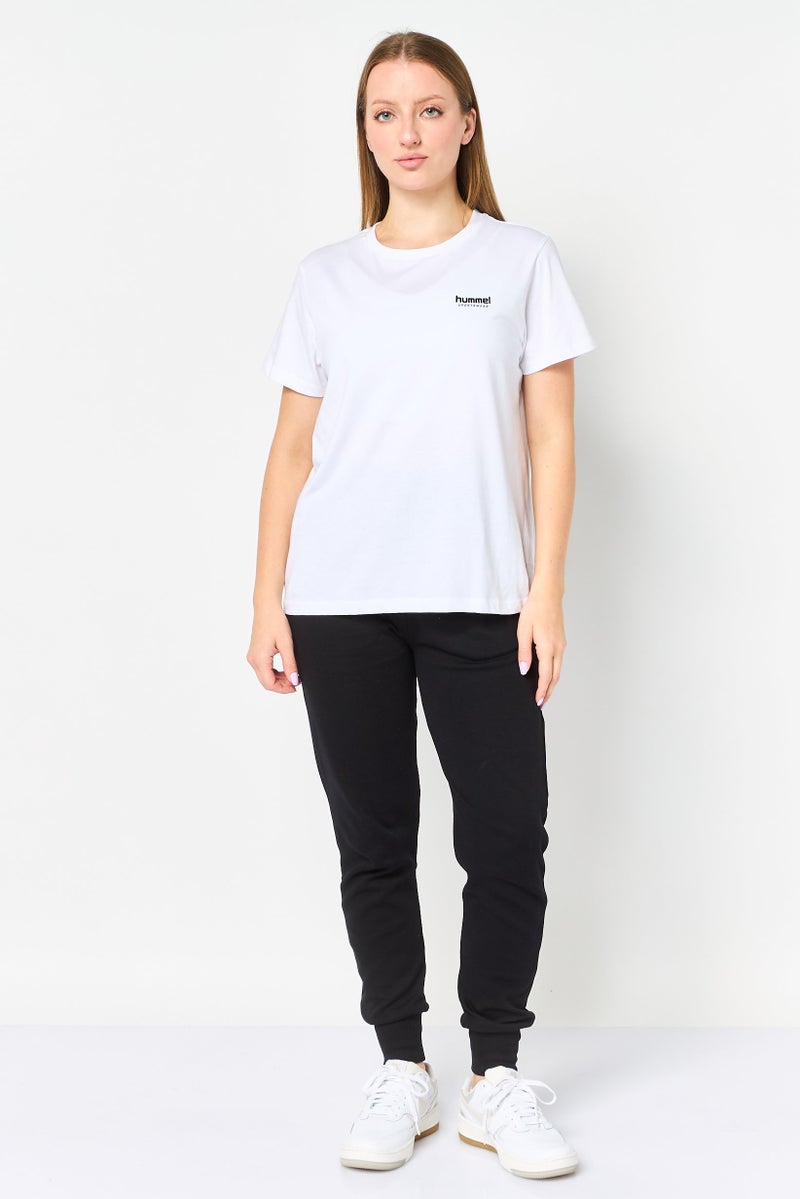 Hummel Women Sportswear Fit Short Sleeve Outdoor T-Shirt, White - Image 2