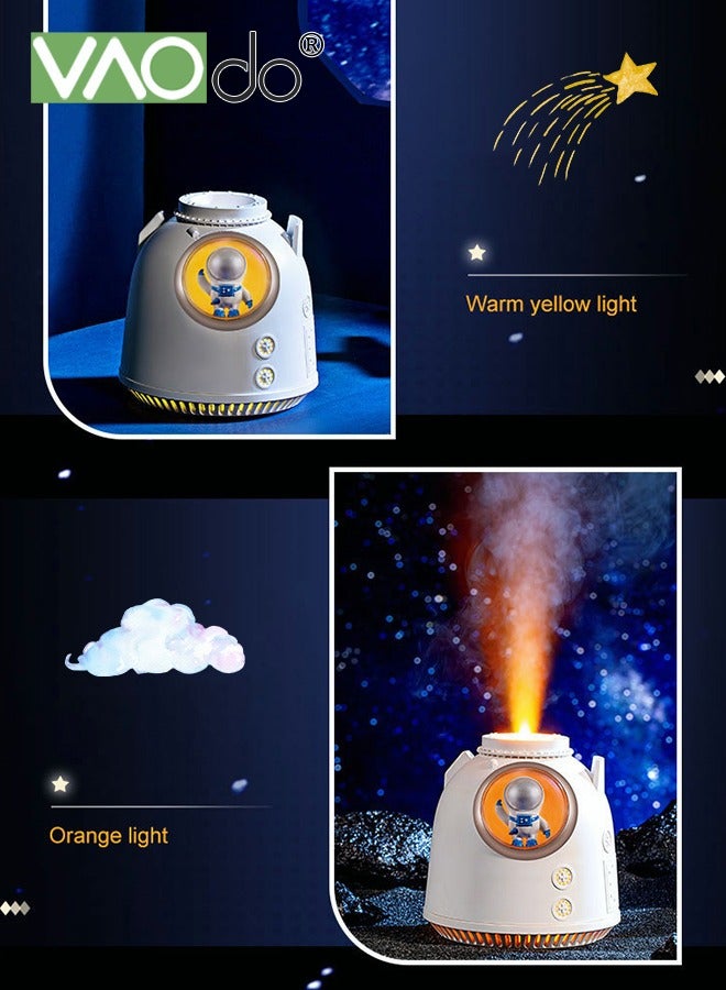 VAOdo Mini Astronaut Humidifier, 2 Color Lights Adjustment Portable USB Charging Air Humidifier Fine Spray Silent Work for Bedroom Office Babies Room - Image 5