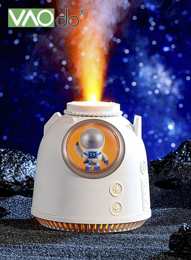 VAOdo Mini Astronaut Humidifier, 2 Color Lights Adjustment Portable USB Charging Air Humidifier Fine Spray Silent Work for Bedroom Office Babies Room - Image 4
