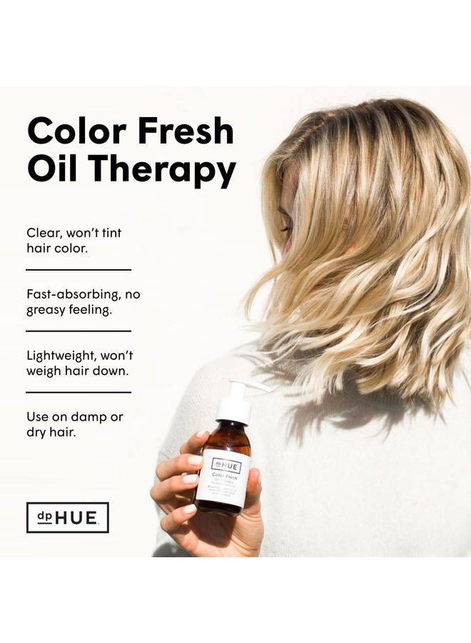 dpHUE Color Fresh Oil Therapy, 3 fl oz - Blend of Argan Oil, Liquid Shea Butter & Vitamins A & E for All Hair Colors & Types - Won't Tint or Dull Hair - Gluten-Free, Vegan - Image 2