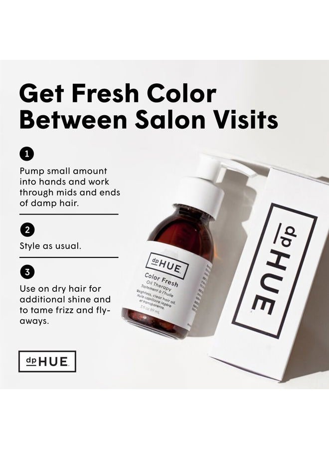 dpHUE Color Fresh Oil Therapy, 3 fl oz - Blend of Argan Oil, Liquid Shea Butter & Vitamins A & E for All Hair Colors & Types - Won't Tint or Dull Hair - Gluten-Free, Vegan - Image 3