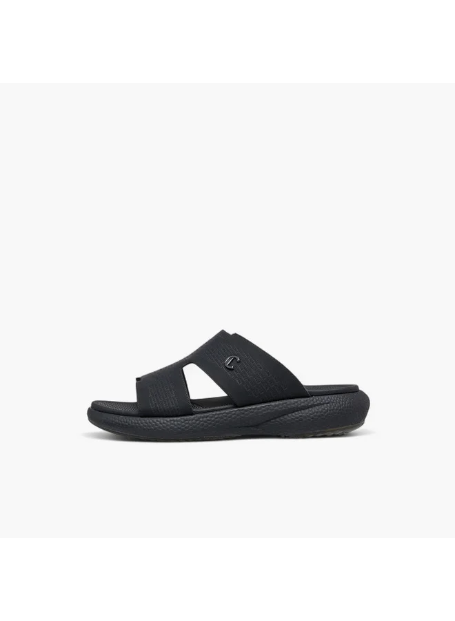 Le Confort Men Textured Slip-On Comfort Sandals