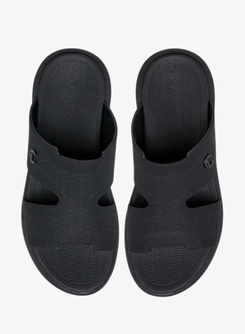 Le Confort Men Textured Slip-On Comfort Sandals