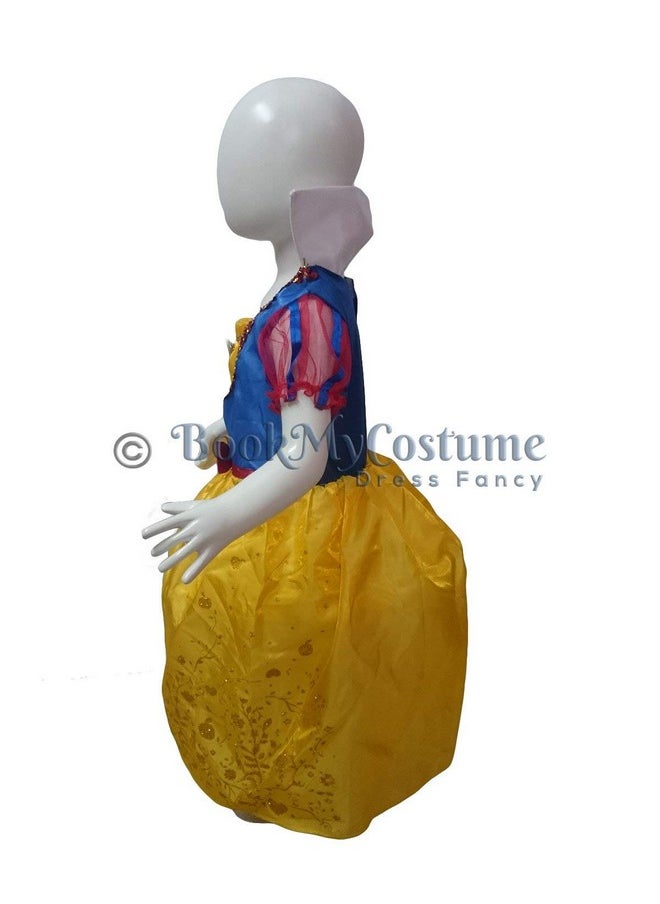 BookMyCostume BookMyCostume Kind Princess with Dwarfs Fairy tale Kids Fancy Dress Costume | Imported 3-4 years  - Image 4