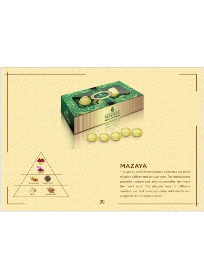 Mazaya Bakhoor Collection - 5 GM * 5 Piesces