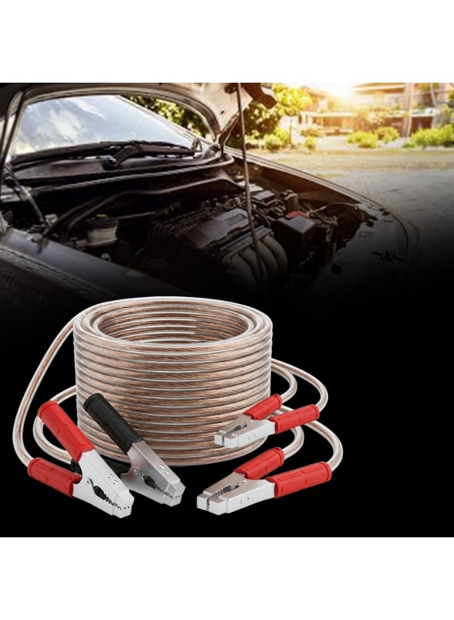 Toby's Toby’s BC-1200 Heavy Duty Car Booster Jumper Cable 12000AMP, 3M Length, 0.3mm × 282PCS Copper Wire, Strong Crocodile Clamps with Storage Bag - Image 2