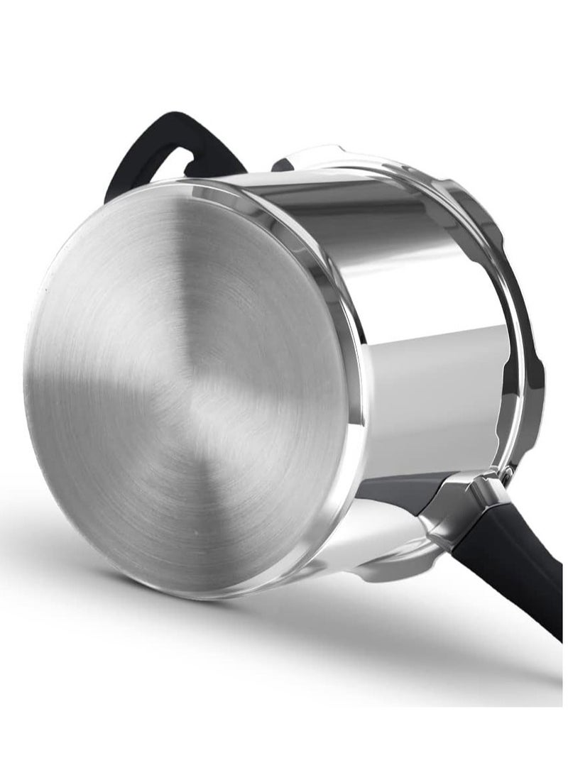 Bisbell 3Liters Premium Aluminium Dripless Pressure Cooker, 3Litre, with Safety Gasket Vent|BB1997 Silver - Image 2