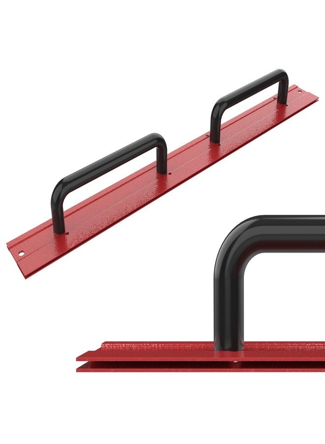 SDSNTE 24 In 16 Ga Steel Sheet Metal Folding Tool with Grips for Creating Uniform Folds Fits HVAC Applications and Pipefitter, Red, Pack of 1 - Image 1
