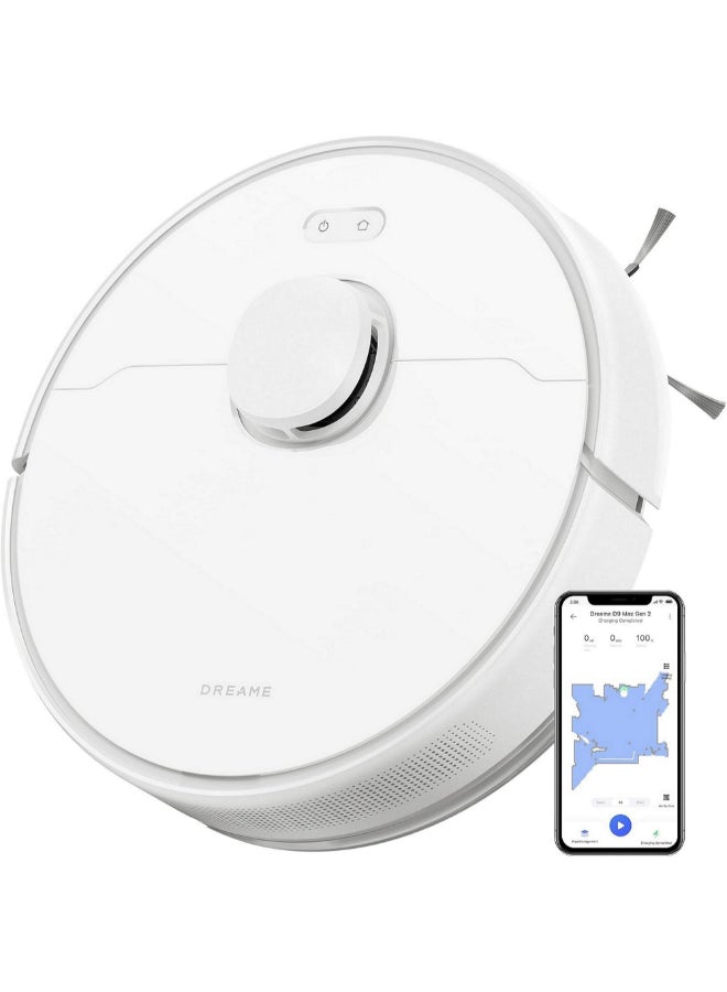 دريم D9 Max Gen 2 Battery Powered Robotic Vacuum Cleaner 14.7 x 39.6 x 44.7 cm 200 W RLD34GA White - Image 1