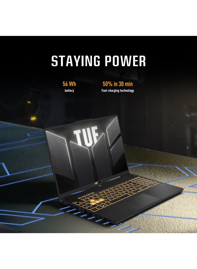 ASUS TUF Gaming Laptop With 16-Inch Full HD Display,Intel Core 5 210H Processor/16GB RAM/512GB SSD/Nvidia RTX 3050 Graphics/Windows 11 Home English Gray - Image 4