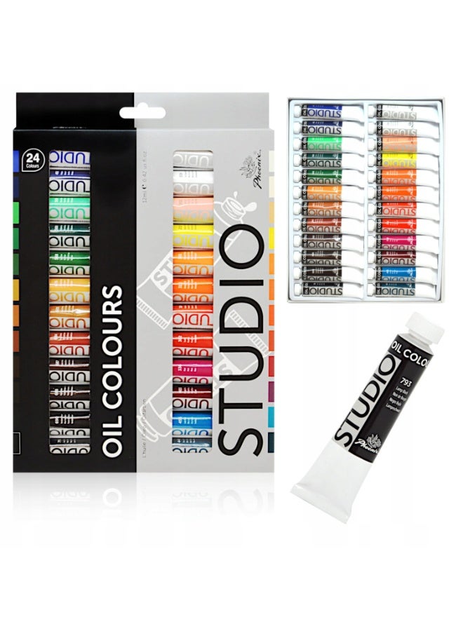 Phoenix - Oil Color Set 24 x 12ml - Image 1