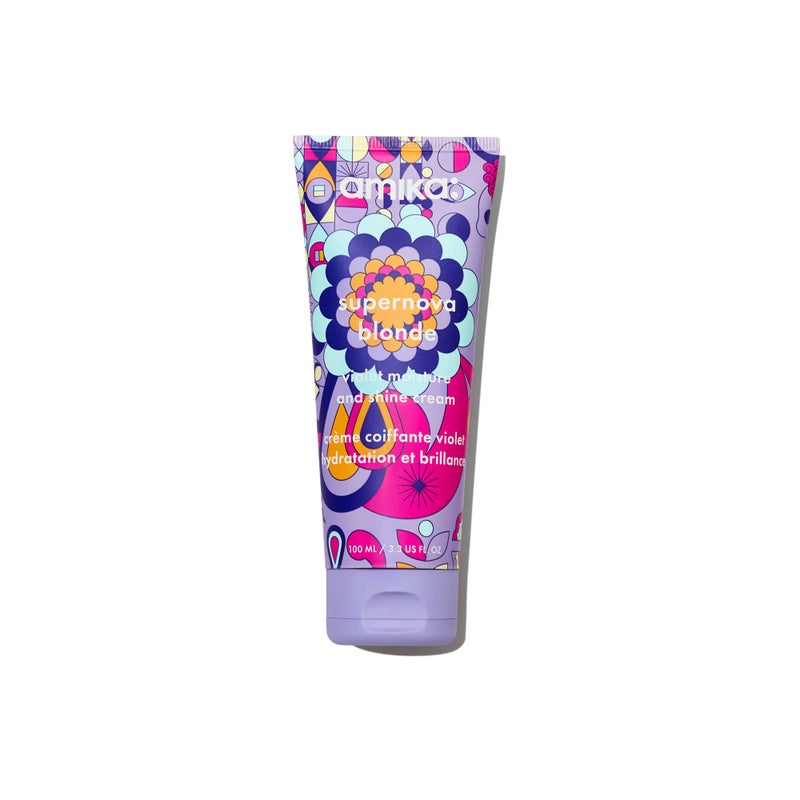 Amika Supernova Violet Moisture and Shine Cream – 100 ml / 3.3 fl oz, Hair Hydration & Shine Enhancer - Image 5