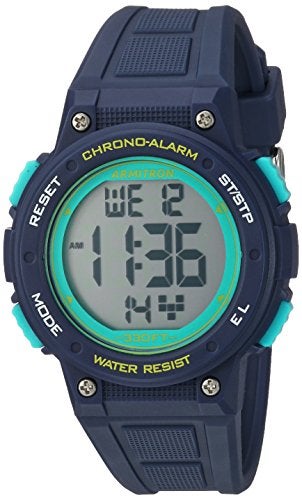 Armitron Sport Women's Digital Chronograph Resin Strap Watch, 45/7086 - Image 2