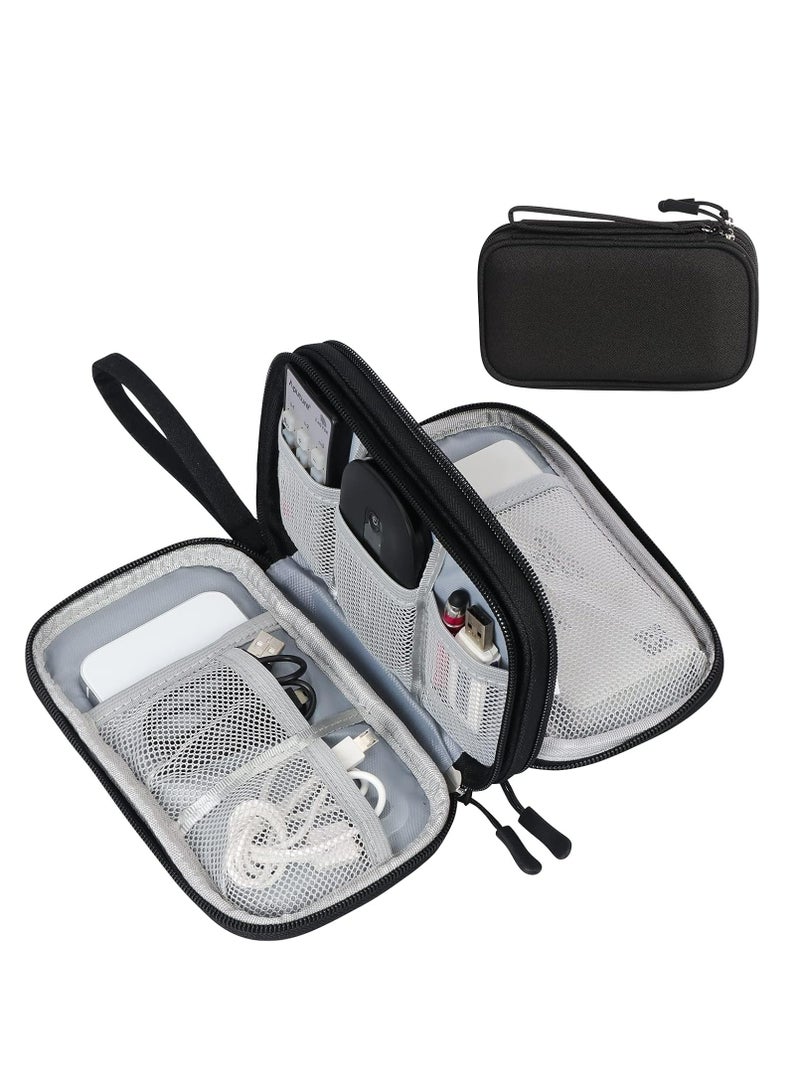 أوزيغالور حقيبة تنظيم الإلكترونيات المحمولة، حقيبة كبلات السفر للشواحن، ومحركات الأقراص الصلبة، وبنوك الطاقة. - Image 1