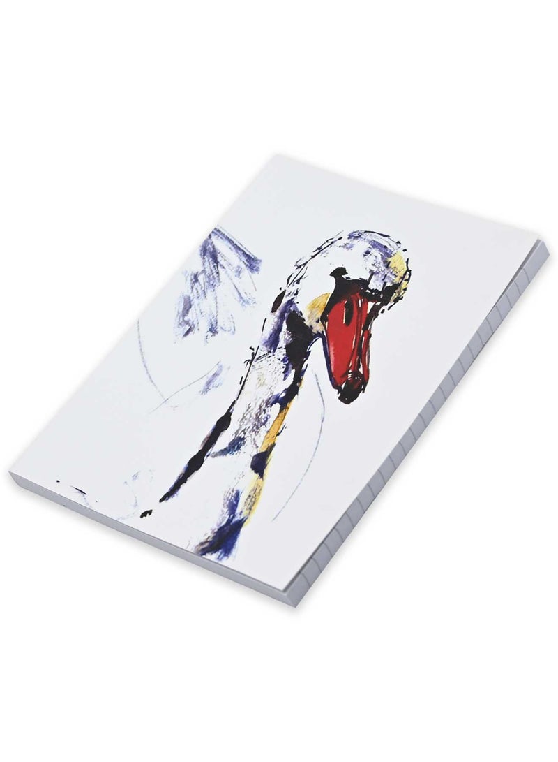 FIS Pack Of 5 Soft Cover Notebook, 96 Sheets A5 Swan Design 2 -FSNBSCA596-SWA2 - Image 1