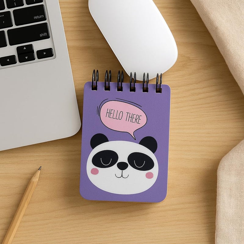 Articious Hakuna Matata & Panda Notebooks Combo (Set of 2) | Spiral Bound Journals | A5 + Pocket Size | Cute Motivational Designs | Ruled Pages for School, Office & Personal Writing - Image 3