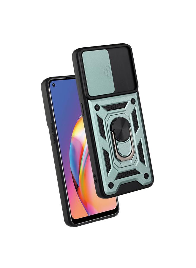 S-TOP Case For OPPO A94 Sliding Camera Cover Design TPU+PC Protective Case - Image 2
