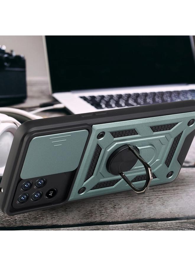 S-TOP Case For OPPO A94 Sliding Camera Cover Design TPU+PC Protective Case - Image 5