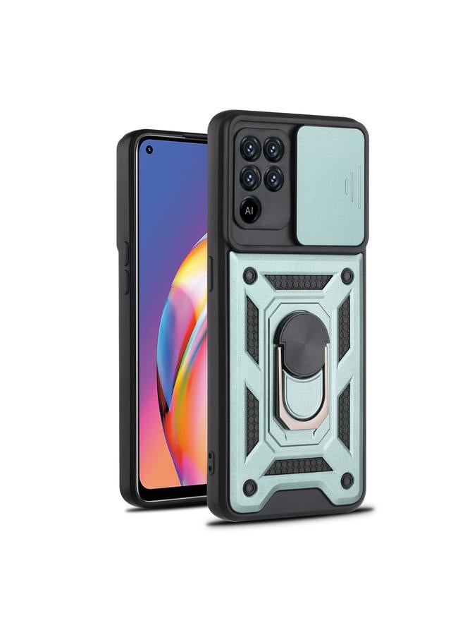S-TOP Case For OPPO A94 Sliding Camera Cover Design TPU+PC Protective Case - Image 1