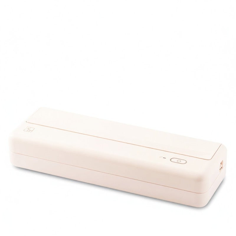 HPRT Portable Printer 210mm 110mm Wireless Mobile Pink - 2600mAh Battery 50km Print Head for Travel School Office - Image 1
