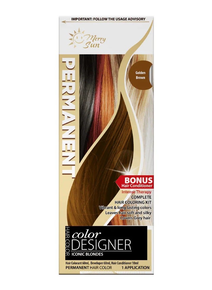 ميلاد سعيد صبغة شعر دائمة من ميري صن - بني ذهبي