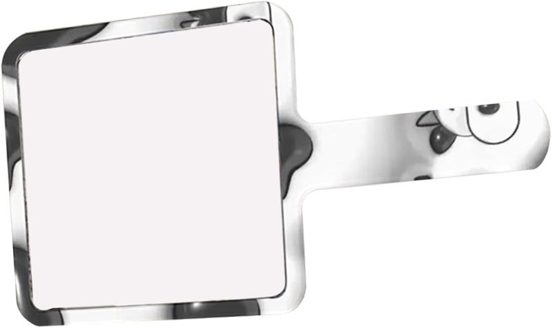 GALPADA Handheld Makeup Mirror Portable Small Square Cosmetic Mirror with Handle for On-The-go Use - Image 1