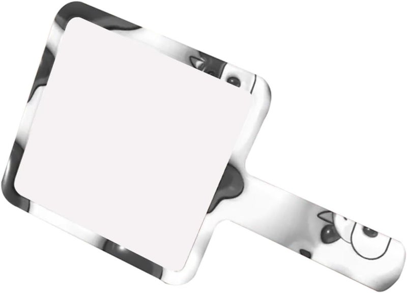 GALPADA Handheld Makeup Mirror Portable Small Square Cosmetic Mirror with Handle for On-The-go Use - Image 5