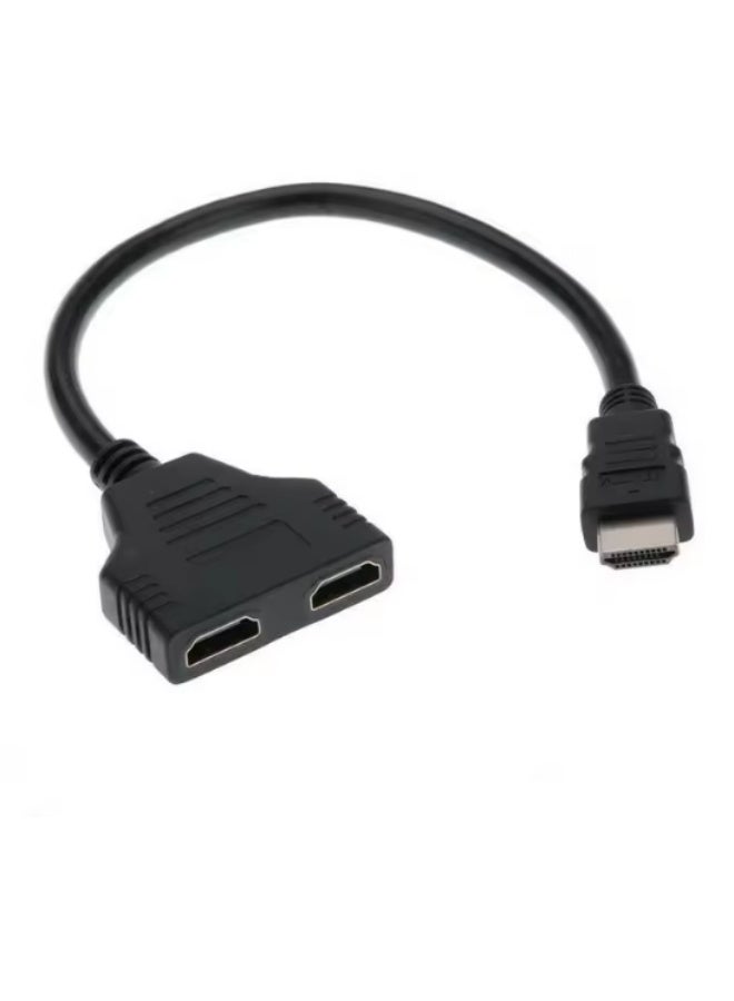 Input 2 HDMI Compatible Splitter Cable HD 1080P Video Switcher Adapter Output Port Hub For X-box PS3/4 DVD HDTV PC Laptop TV - Image 3