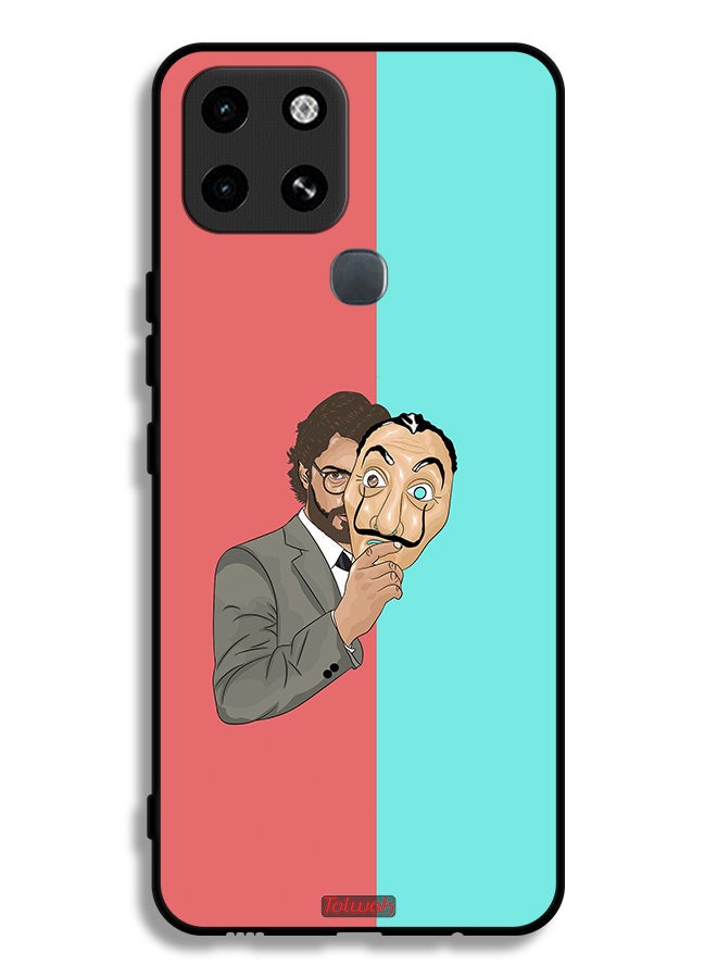 Infinix Smart 6 Protective Case Cover The Professor Art