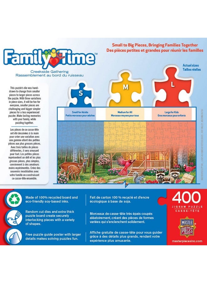 MasterPieces 400 Piece Jigsaw Puzzle For Adults, Family, Or Youth - Creekside Gathering - 18"X24" - Image 3