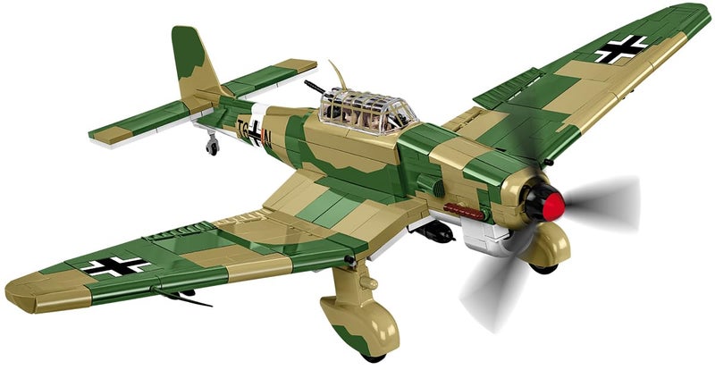 مجموعة COBI التاريخية WWII طائرة JUNKERS JU 87 B2