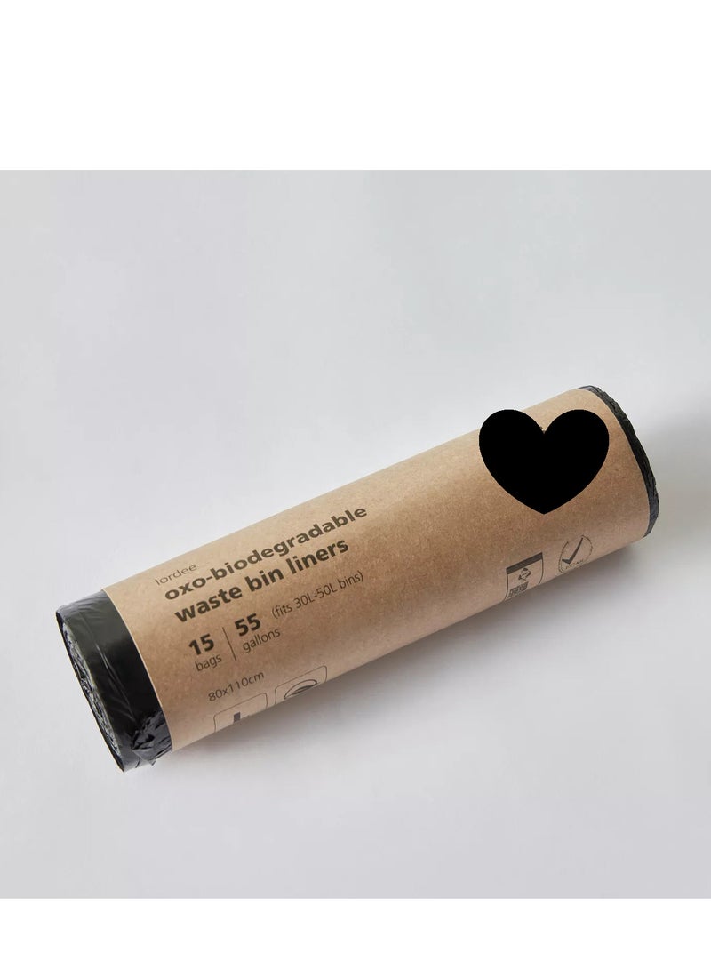 15 Piece Waste Bin Liner Set Fits 30-50 Liters  - Image 1