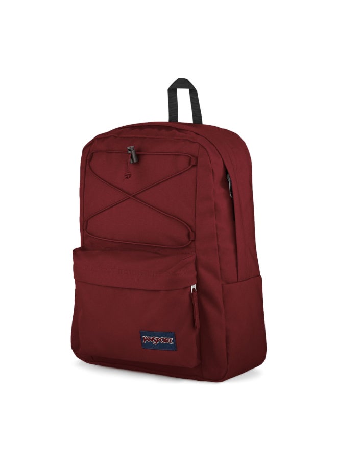 JANSPORT Flex Pack Zipper Closure Adjustable Shoulder Strap Backpack Russet Red 42 x 32 x 14 cm EK0A5BBXN621 - Image 4