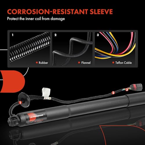A-Premium دعامات رفع الطاقة الخلفية A-Premium متوافقة مع فولفو XC60 3.2 / T5 / T6 / T6 سباق المحيط 2012-2017 2-PC - Image 4