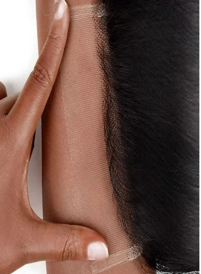 Selina Straight 4x4 HD Lace Closure Human Hair Brazilian Virgin Hair Free Part Natural Black Color 14 Inch - Image 4