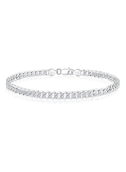 925 Sterling Silver Clasp Cuban Link