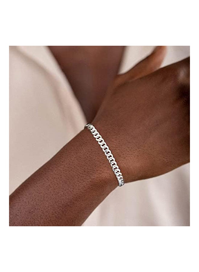 925 Sterling Silver Clasp Cuban Link