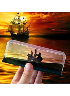 ProOne Unsinkable Cruise Ship Fluid Paperweight | Mesmerizing Floating Desk Decor | Elegant Liquid Motion Display | Unique Office & Home Gift | Premium Collectible Showpiece  - Image 3
