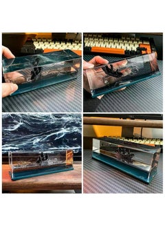 ProOne Unsinkable Cruise Ship Fluid Paperweight | Mesmerizing Floating Desk Decor | Elegant Liquid Motion Display | Unique Office & Home Gift | Premium Collectible Showpiece  - Image 5