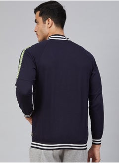 Hubberholme Navy Blue Sweatshirt For Men  - Image 5