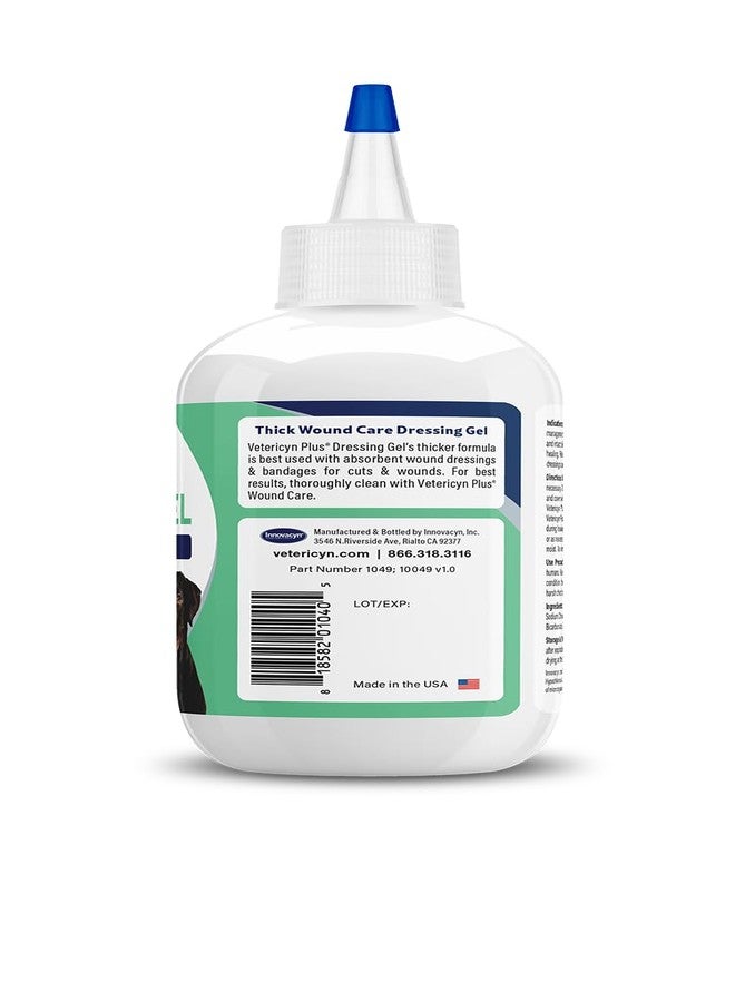 Vetericyn Plus Wound Dressing Gel for Animals| Thick Barrier Wound Care for Cats, Dogs, Horses, and Small Animals, Works on Wounds and Skin Irritations. 3 Ounces - Image 4