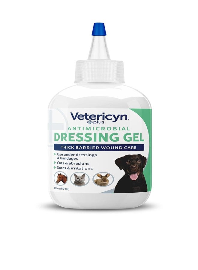 Vetericyn Plus Wound Dressing Gel for Animals| Thick Barrier Wound Care for Cats, Dogs, Horses, and Small Animals, Works on Wounds and Skin Irritations. 3 Ounces - Image 2