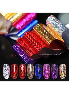 EBANKU 40 Rolls Starry Sky Nail Foil Adhesive Transfer Sticker Tips Ebanku Nail Art Stickers Tips Wraps Foil Transfer Adhesive Glitters Acrylic Diy Decoration Kit(4 Boxes)  - Image 4