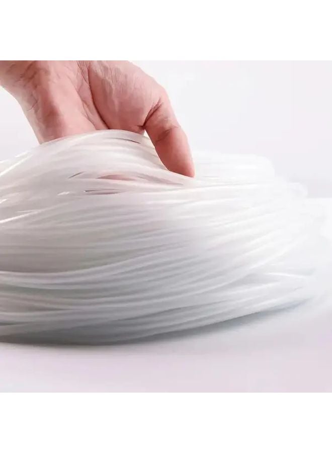 خرطوم هواء شفاف 13 قدم مرن لحوض السمك مقاوم للالتواء - Image 4