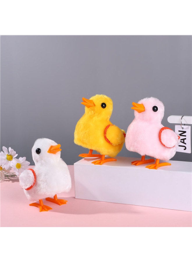 Imitation Chicken Plush Electric Chicks Can Walk, Move Wings, Chattering Electronic Pet Baby Toys Wholesale-Color:Duckling-powder (gack)  - Image 5