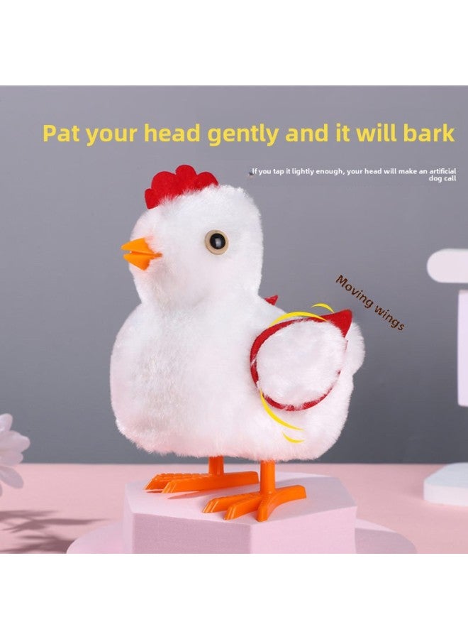 Imitation Chicken Plush Electric Chicks Can Walk, Move Wings, Chattering Electronic Pet Baby Toys Wholesale-Color:Duckling-powder (gack)  - Image 4