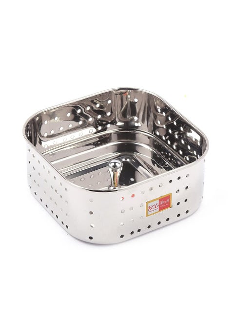 KCL Stainless Steel Square Paneer Maker/Mould/Strainer - 1 Unit (500 ML)