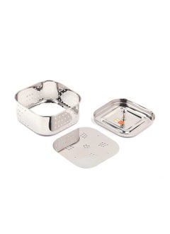 KCL KCL Stainless Steel Square Paneer Maker/Mould/Strainer - 1 Unit (500 ML)  - Image 3